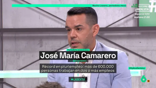 José María Camarero: "Hay que ser empático son algunos empresarios que lo pasan mal para poder llegar, pero la solución no es que bajen los impuestos" José María Camarero: "Hay que ser empático son algunos empresarios que lo pasan mal para poder llegar, pero la solución no es que bajen los impuestos"