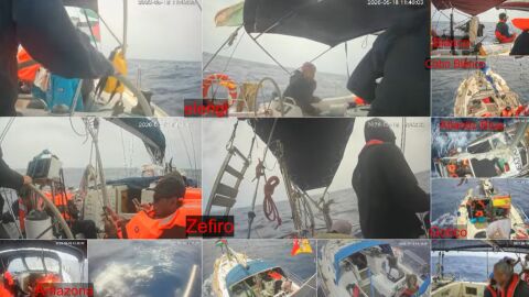 El Ej&eacute;rcito israel&iacute; comienza a interceptar los barcos de la Flotilla rumbo a Gaza