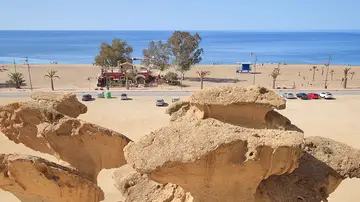 Playa de Bolnuevo, en Murcia Playa de Bolnuevo, en Murcia