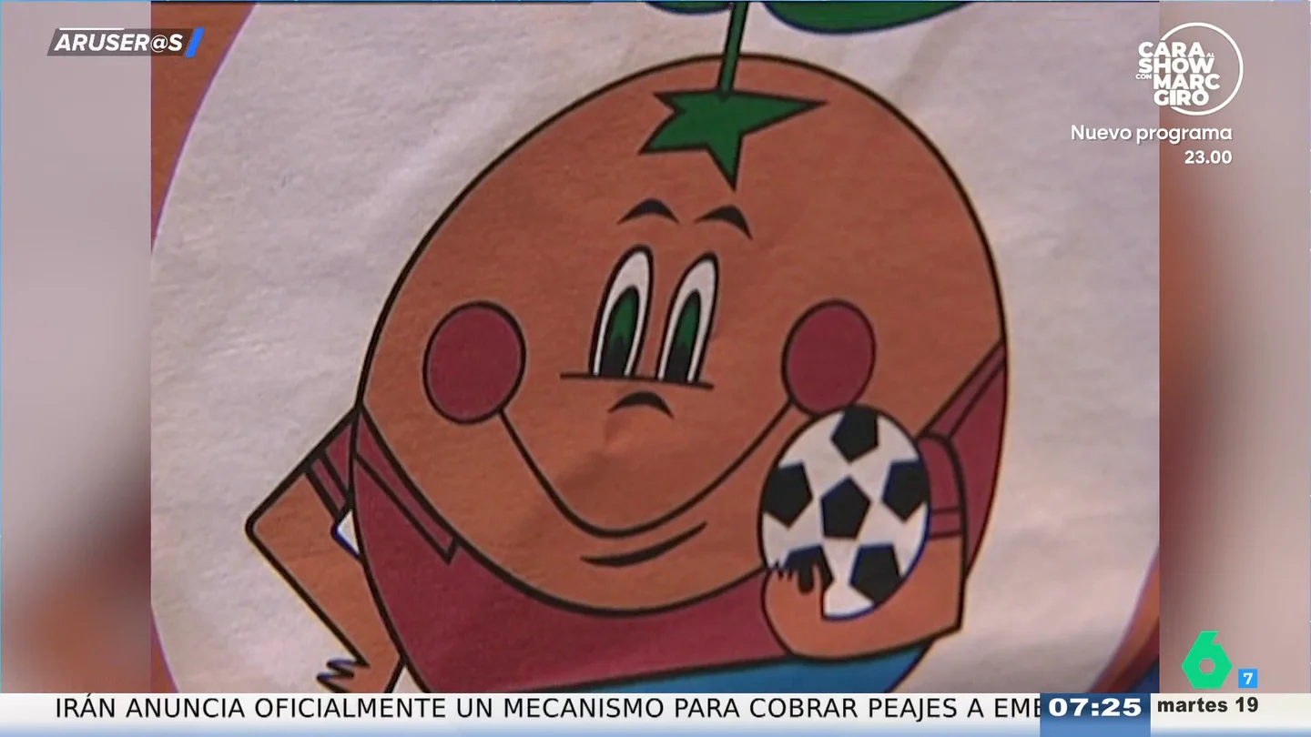Alfonso Arús celebra el regreso de Naranjito, el mítico personaje del Mundial de 1982: "De los aquí presentes, nadie se va a acordar" Alfonso Arús celebra el regreso de Naranjito, el mítico personaje del Mundial de 1982: "De los aquí presentes, nadie se va a acordar"