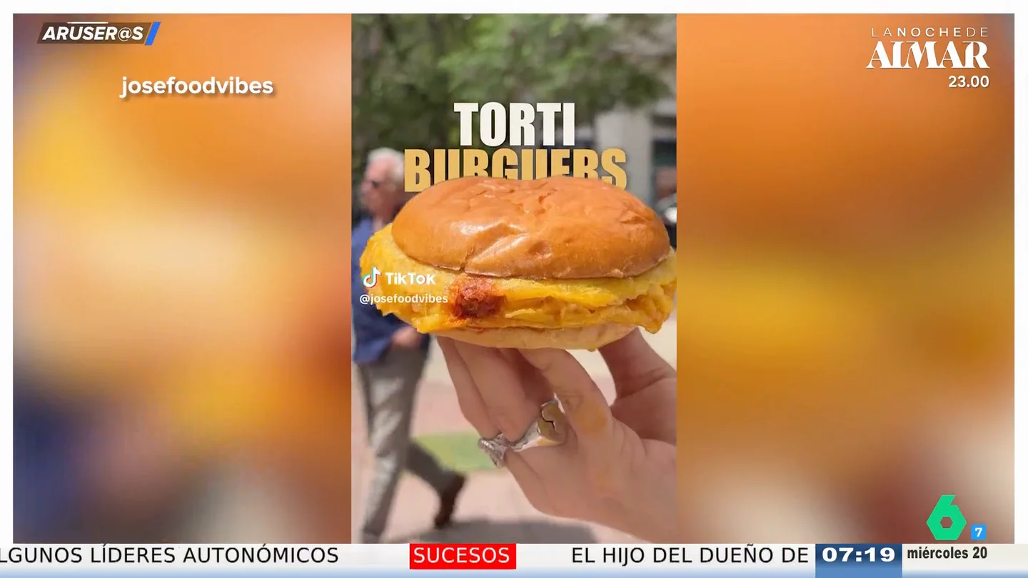 Tortiburguer, el nuevo fenómeno gastronómico viral que arrasa en Madrid: "¿Genialidad o desastre?" Tortiburguer, el nuevo fenómeno gastronómico viral que arrasa en Madrid: "¿Genialidad o desastre?"