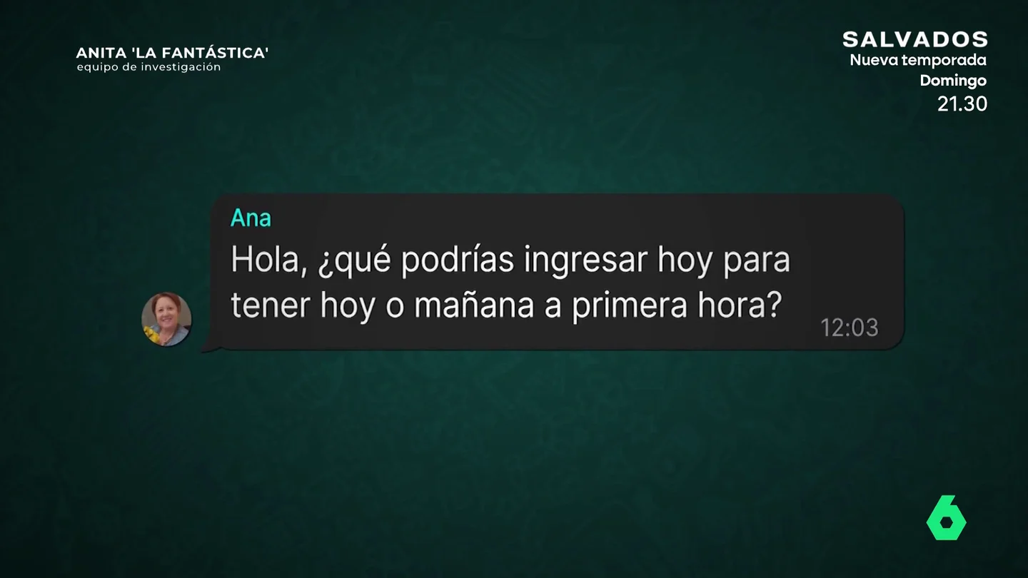 Un examigo de 'Anita, la fantástica' cuenta cómo le acabó estafando: "Llegué a ingresarle 430.000 euros" Un examigo de 'Anita, la fantástica' cuenta cómo le acabó estafando: "Llegué a ingresarle 430.000 euros"