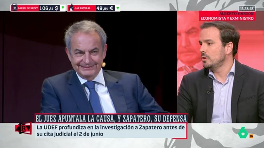 Garzón, sobre la imputación de Zapatero Garzón, sobre la imputación de Zapatero