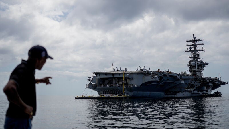 El portaaviones USS Nimitz estadounidense, en una imagen de archivo
