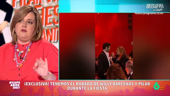Pilar Vidal habla de su 'salseo' con Willy Bárcenas y desvela que Santiago Segura "quiere que sea Torrenta" Pilar Vidal ha estado en la fiesta de 'Vanitatis', donde pasó un buen rato hablando con Willy Bárcenas, su "fantasía sexual", y hablaron de que para la próxima 'Torrente' "quiero una escena de sexo con él".