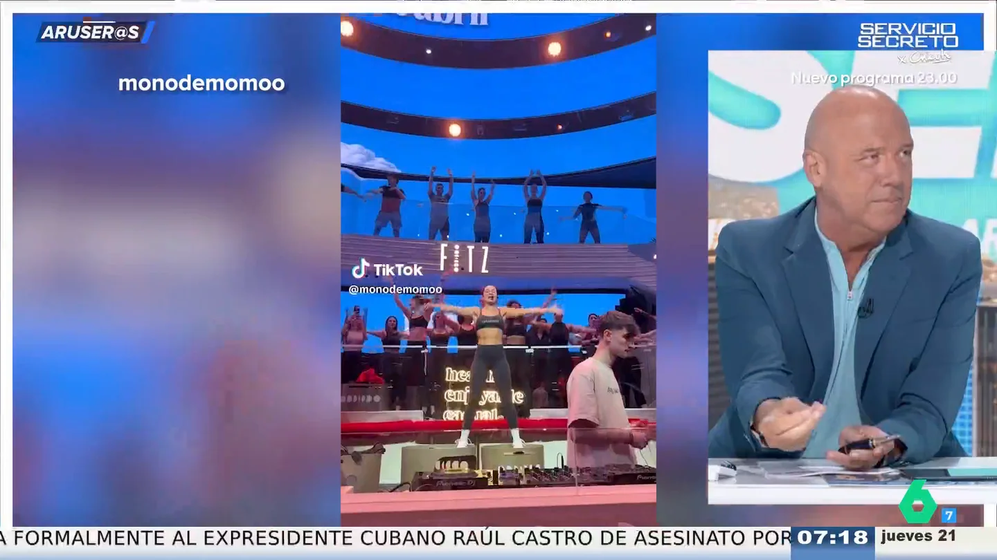 Alfonso Arús, sobre la nueva tendencia viral de las "fiestas saludables": "Entre esto y el aquagym del hotel no hay tanta diferencia" Alfonso Arús, sobre la nueva tendencia viral de las "fiestas saludables": "Entre esto y el aquagym del hotel no hay tanta diferencia"
