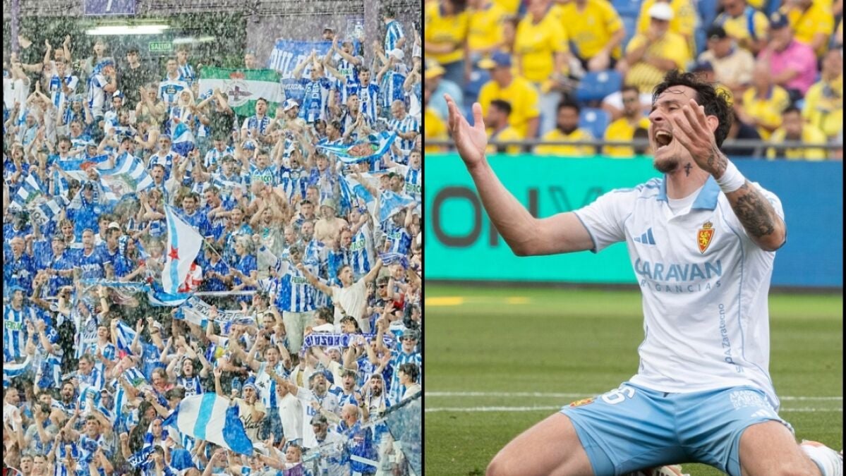 Gloria y desolación en Segunda: el Deportivo asciende y el Zaragoza consuma un descenso histórico