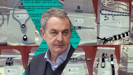 La UDEF encontr&oacute; decenas de joyas y relojes en la caja fuerte del despacho de Zapatero