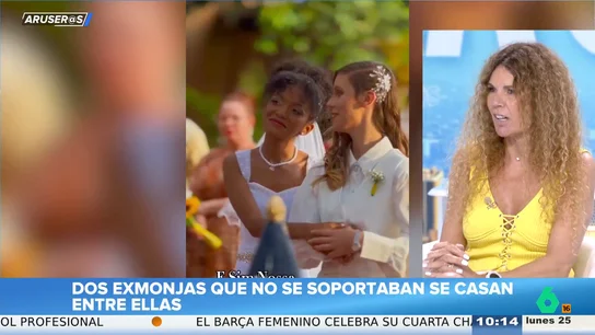 Dos exmonjas que se conocieron el convento se enamoran y se casan entre ellas: "Lo que estáis viendo son imágenes de su boda" Dos exmonjas que se conocieron el convento se enamoran y se casan entre ellas: "Lo que estáis viendo son imágenes de su boda"