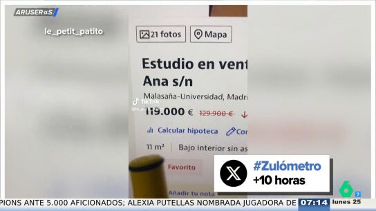 119.000 euros por un "piso" en Malasa&ntilde;a de 11 metros cuadrados bajo interior: tenemos nuevo ganador del 'zul&oacute;metro'