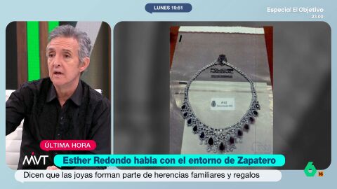 Ramonc&iacute;n pide "paciencia" en M&aacute;s Vale Tarde tras conocerse que la UDEF encontr&oacute; en el despacho de Jos&eacute; Luis Rodr&iacute;guez Zapatero numerosas joyas: "Vamos a ver el valor que tienen y por qu&eacute; est&aacute;n ah&iacute;".