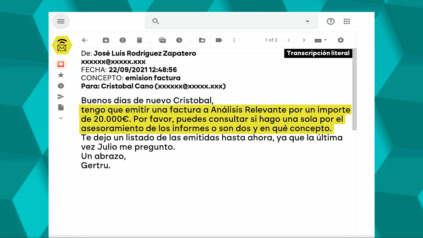 La UDEF sospecha de las facturas de Zapatero y refuerza la idea de que no respondían a trabajos reales La UDEF sospecha de las facturas de Zapatero y refuerza la idea de que no respondían a trabajos reales