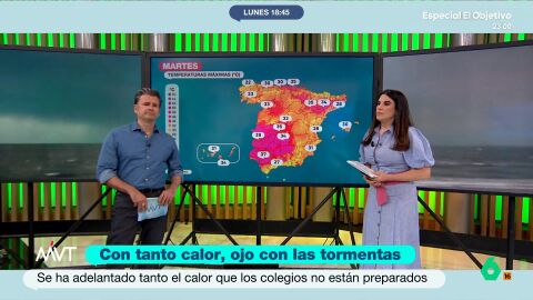 La meteor&oacute;loga de laSexta expone que hay un l&iacute;mite legal de temperatura para trabajos como la docencia. Las aulas deben estar entre 17 y 27 grados. 