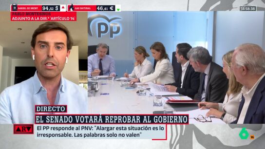 Montesinos, sobre la reacci&oacute;n del PP ante la imputaci&oacute;n Zapatero: "No va a dar pasos en falso ni a tomar medidas que puedan darle cierto ox&iacute;geno a S&aacute;nchez"