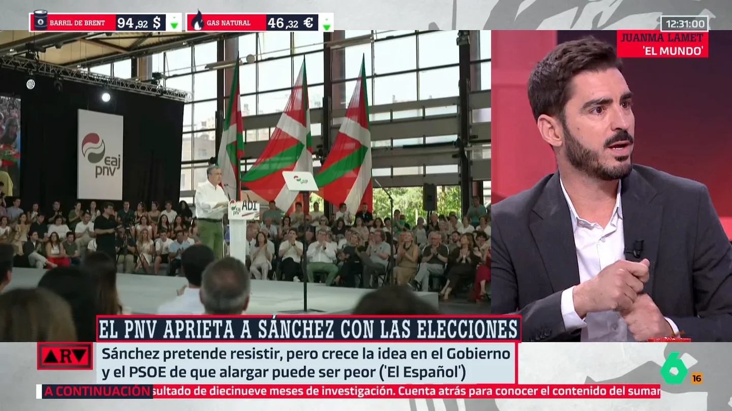 Juanma Lamet señala a Zapatero como la pieza clave del sanchismo: "Es el pilar de carga de todo el proyecto" Juanma Lamet señala a Zapatero como la pieza clave del sanchismo: "Es el pilar de carga de todo el proyecto"