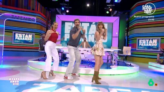Al ver que Shakira ya ha imitado a un grupo de ni&ntilde;os de Uganda y a una ni&ntilde;a moscovita por c&oacute;mo han bailado su canci&oacute;n 'Dai Dai', Nacho Garc&iacute;a, Mar&iacute;a G&oacute;mez e Isabel Forner hacen lo propio en representaci&oacute;n de Espa&ntilde;a.