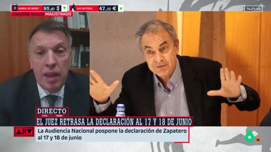 Joaquim Bosch: "Hay elementos objetivos que justifican la imputaci&oacute;n de Zapatero, pero esto no significa que la causa llegue a juicio o que haya una condena"