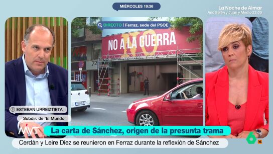 Esteban Urreiztieta, subdirector de 'El Mundo', analiza en M&aacute;s Vale Tarde el auto del juez Pedraz sobre el caso Leire D&iacute;ez que, seg&uacute;n el periodista, "va a ser un hito en estos a&ntilde;os de corrupci&oacute;n".