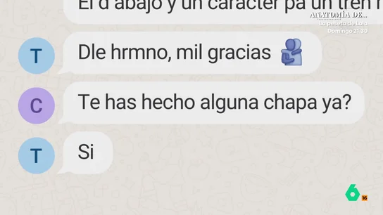 Equipo de Investigación se infiltra en un grupo de WhatsApp de grafiteros: "Tirarte pieza y keko en Madriles es complicado" Equipo de Investigación consigue acceder a un grupo de WhatsApp donde unos grafiteros se preparan para su próxima acción. Utilizan jergas y hablan sobre quién se encargará de tirar del freno de emergencia del tren.
