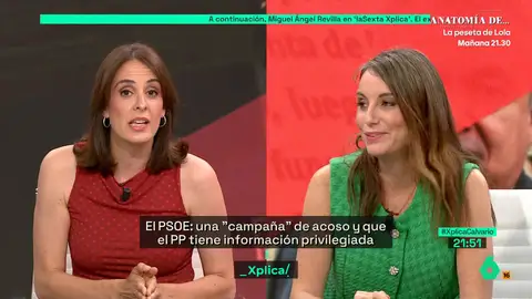 Rita Maestre, a la izquierda; Andrea Levy, a la derecha Rita Maestre, a la izquierda; Andrea Levy, a la derecha