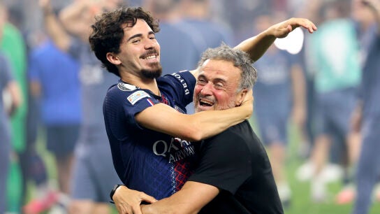 Vitinha y Luis Enrique