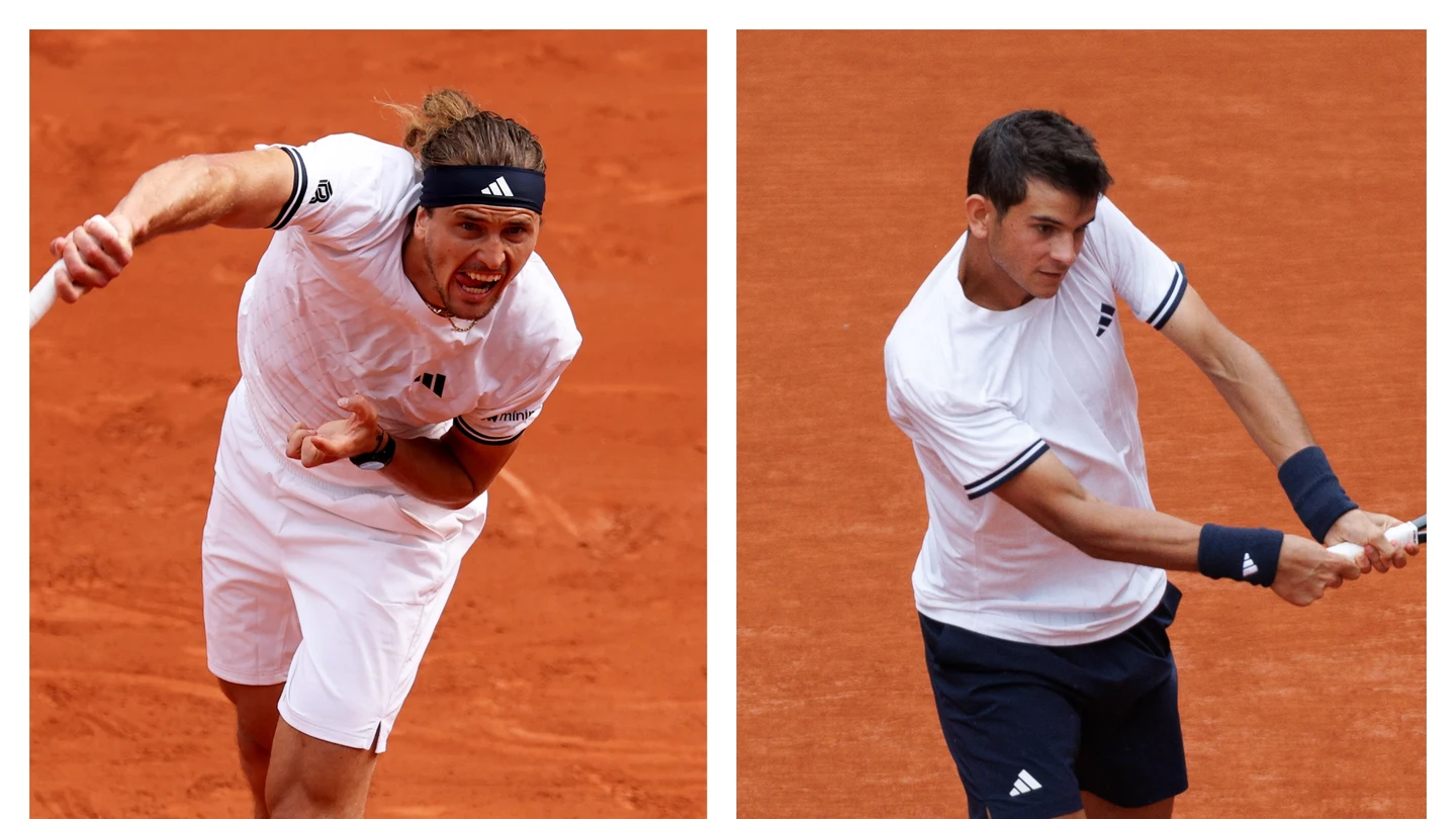 Alexander Zverev y Rafa Jódar Alexander Zverev y Rafa Jódar