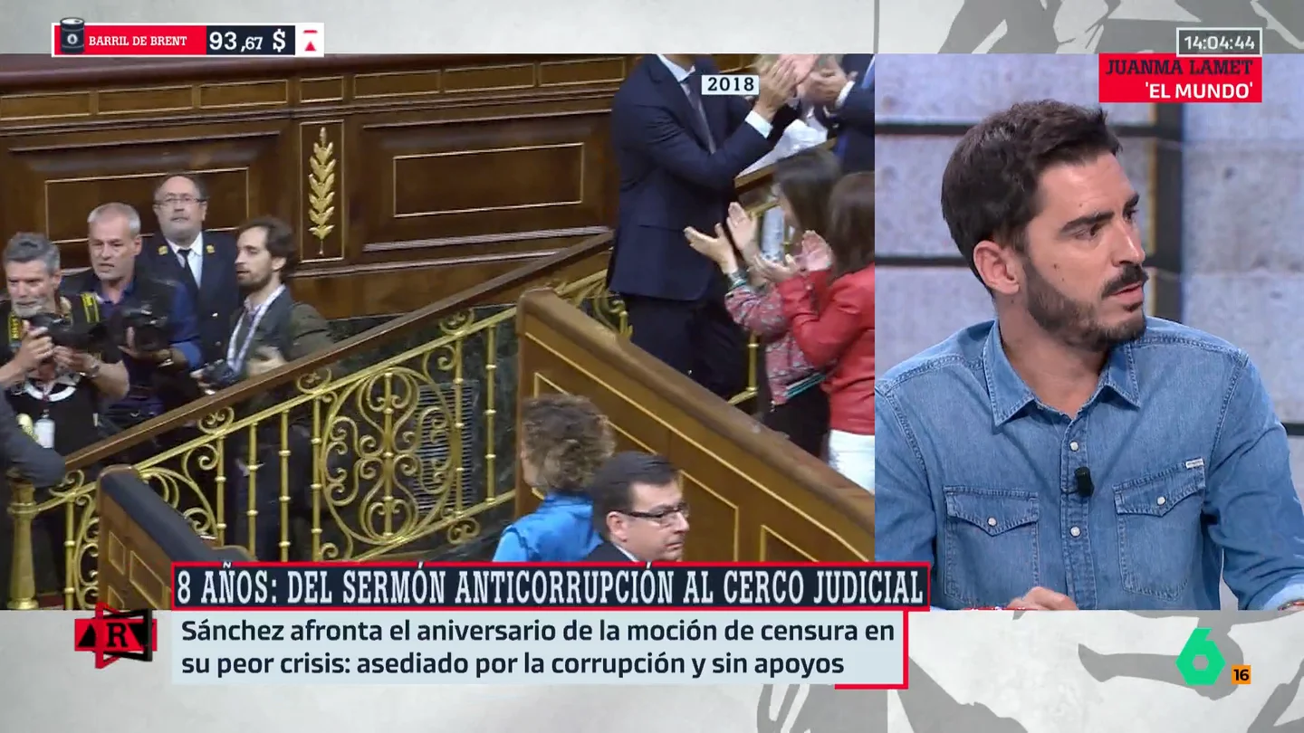 Juanma Lamet, sobre una posible moción de censura: "Hoy tendría que contar con una motivación clara y apoyos suficientes, y al PP le faltan apoyos" Juanma Lamet, sobre una posible moción de censura: "Hoy tendría que contar con una motivación clara y apoyos suficientes, y al PP le faltan apoyos"