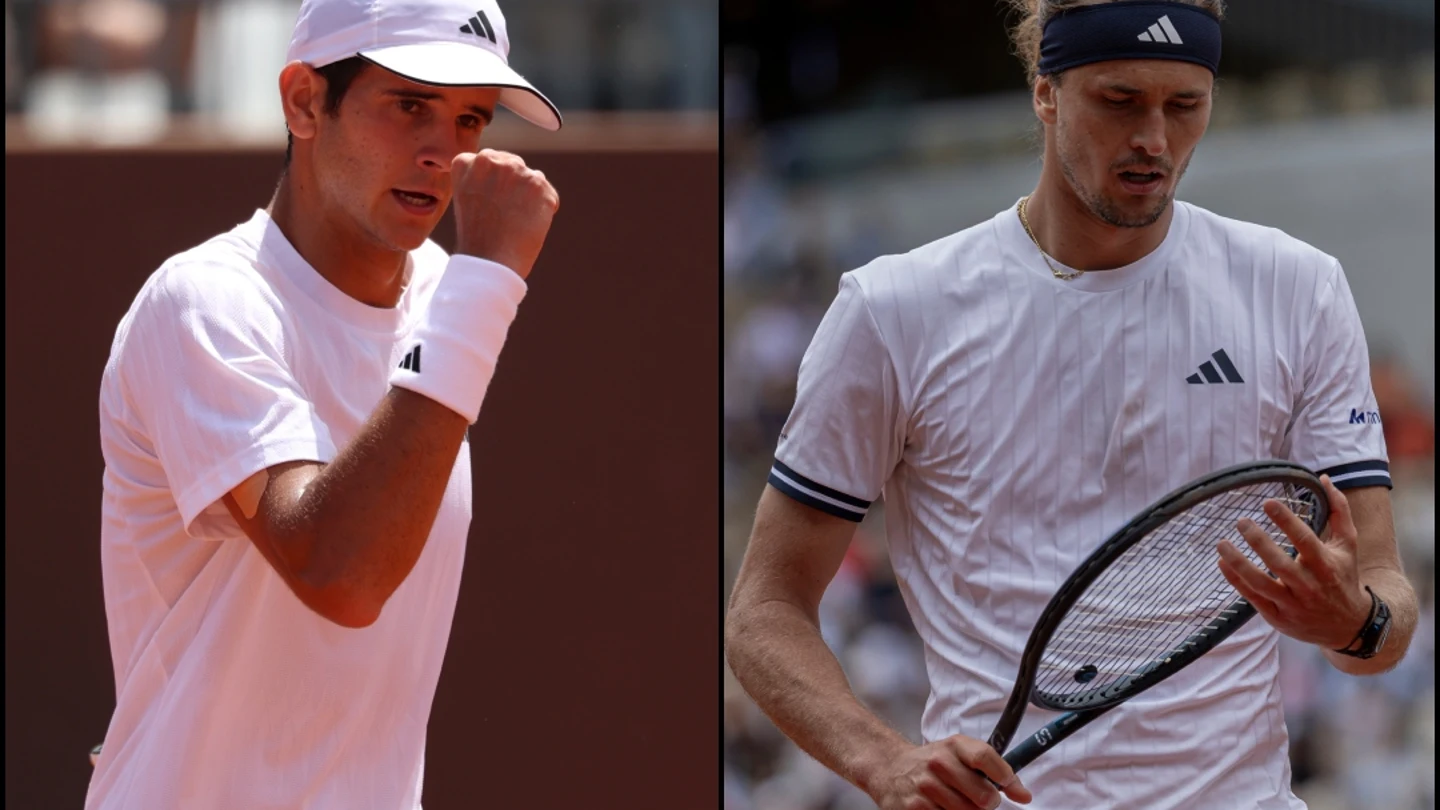 Rafa Jódar y Alexander Zverev Rafa Jódar y Alexander Zverev