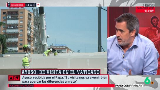 Carlos Cu&eacute;: "Va a haber una contradicci&oacute;n muy fuerte entre el discurso del papa y el del PP"