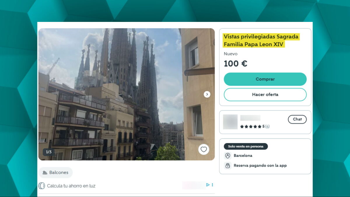 Balcones a 350 euros por persona en Barcelona o plazas de garaje a 75 euros en Madrid: así se hace negocio con la visita del papa