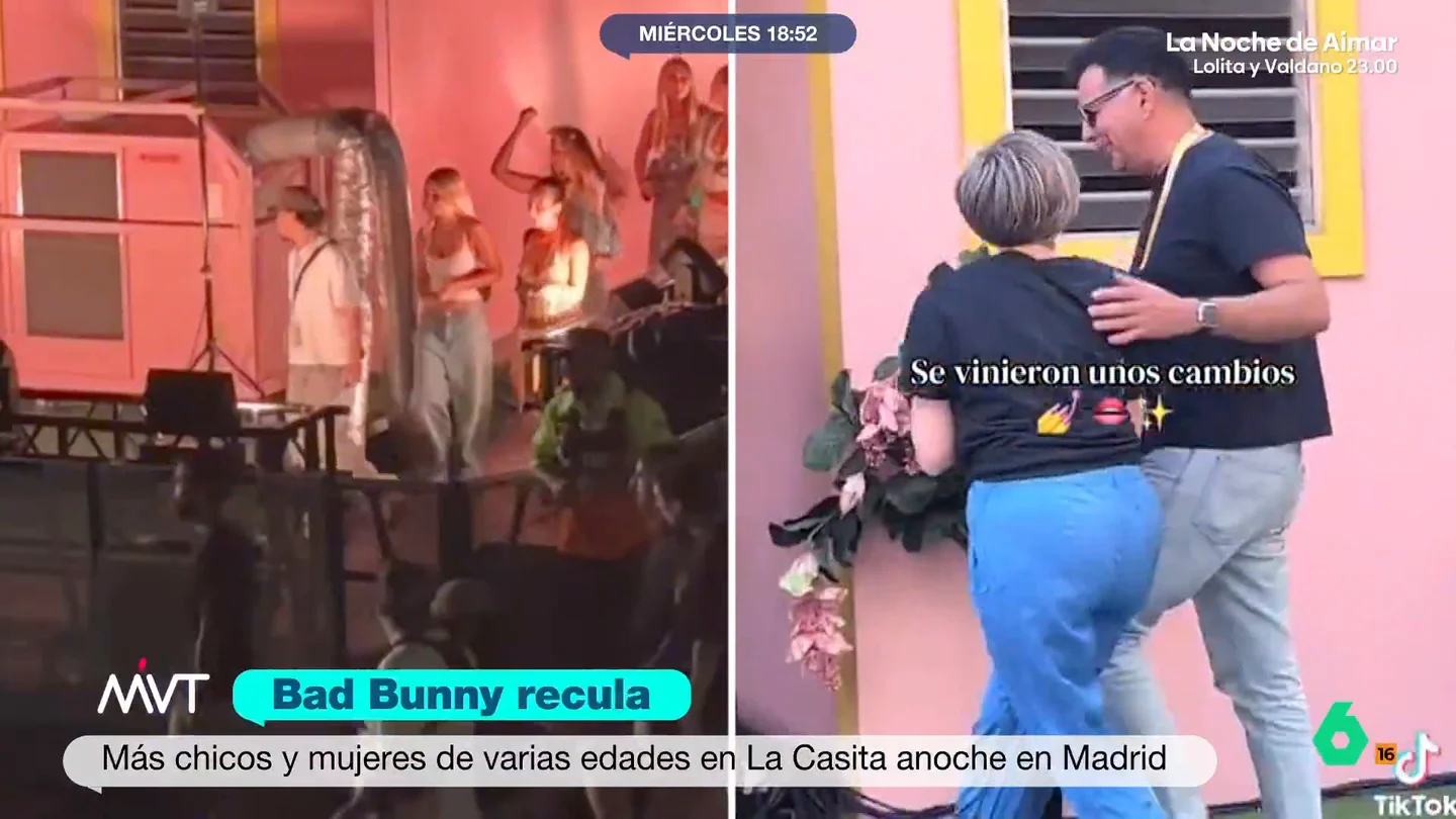 Bad Bunny escucha las críticas y recula: ahora en la casita hay perfiles más diversos El cantante de Puerto Rico cuenta con una zona en sus conciertos a la que se invitaban, además de famosos, a fans jóvenes y guapas con cuerpos normativos. Pero, en el último concierto, se ha podido ver un cambio sustancial.