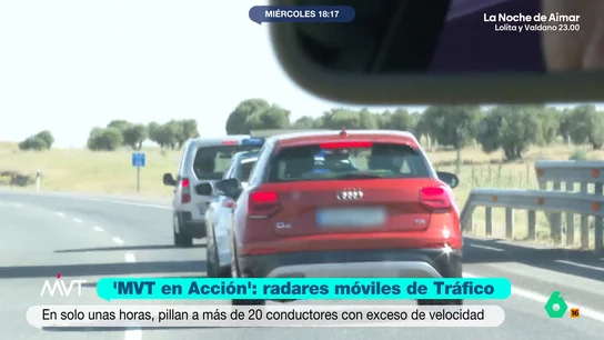 Más Vale Tarde acompaña a la Guardia Civil con un radar móvil: excesos de velocidad, sin cinturón y permisos caducados Más Vale Tarde acompaña a la Guardia Civil durante un control de velocidad con un radar móvil. Durante la jornada, encuentran a un conductor que se confiesa reincidente y otro que dice que recurrirá a pesar de haber sido pillado a 155 kilómetros por hora.