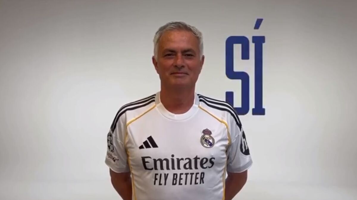 Florentino Pérez anuncia el fichaje de Mourinho por el Real Madrid