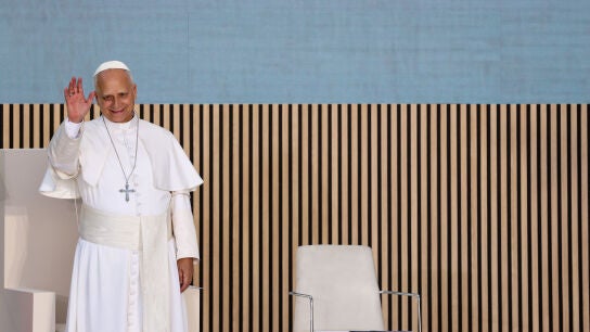 El papa Le&oacute;n XVI en CEDIA. 