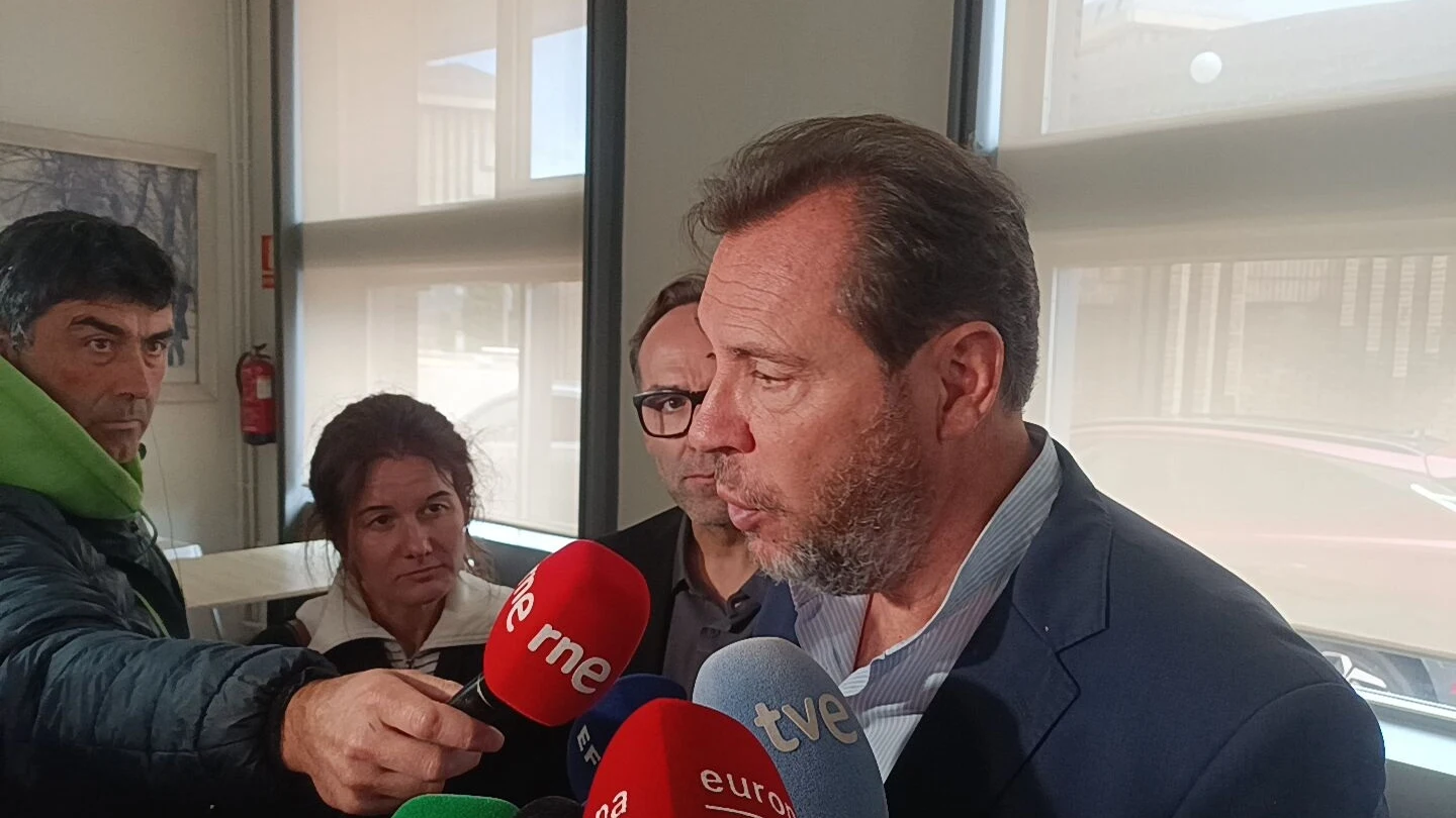 Óscar Puente, en Reinosa Óscar Puente, en Reinosa