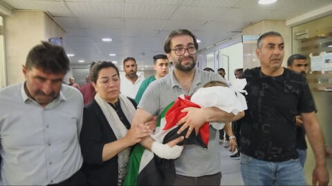 Imagen del padre del beb&eacute; palestino de siete meses asesinado por el Ej&eacute;rcito israel&iacute;