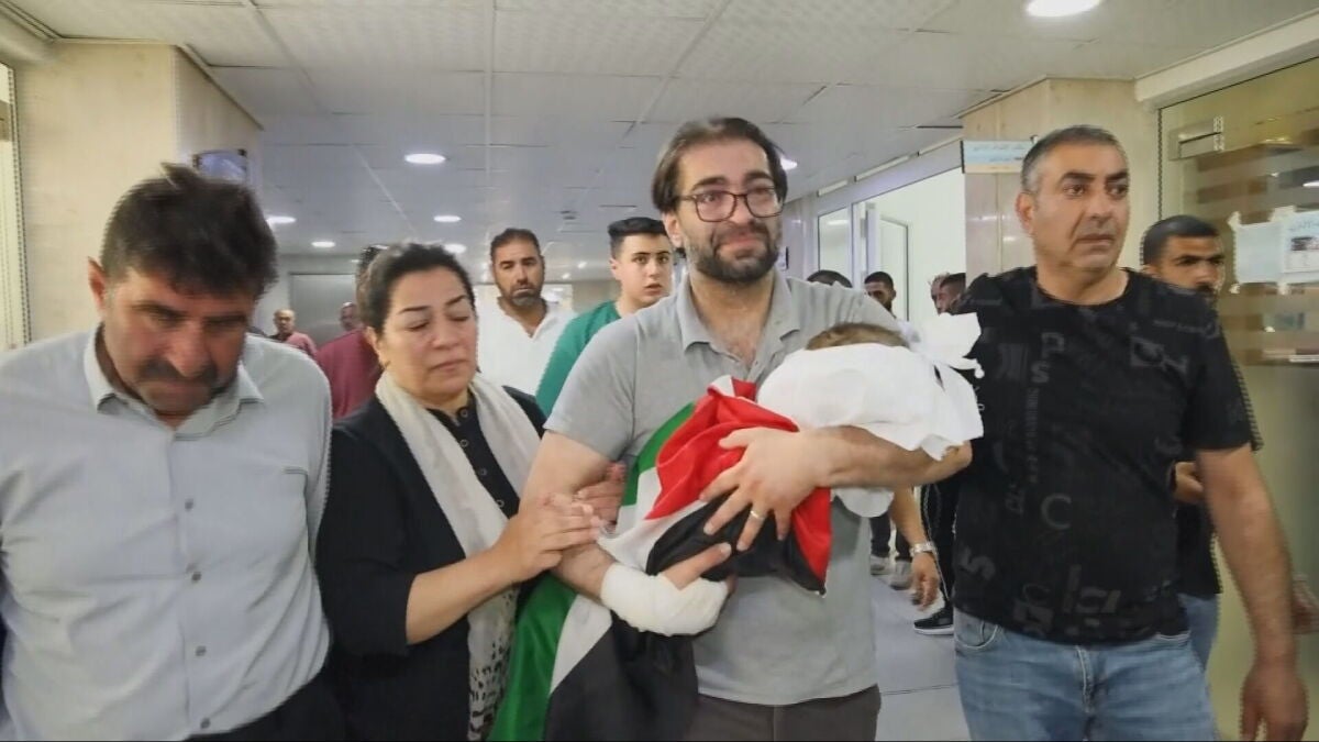 Los padres del bebé palestino asesinado en Cisjord