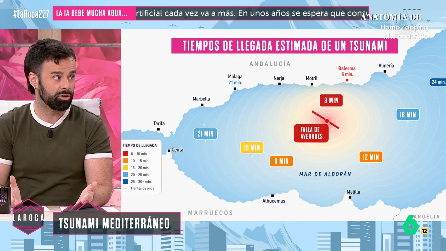 Ricardo Moure, sobre la advertencia de los científicos de que hay un 100% de posibilidades de tsunami en el Mediterráneo: "No será como en Japón o Sri Lanka" Ricardo Moure, sobre la advertencia de los científicos de que hay un 100% de posibilidades de tsunami en el Mediterráneo: "No será como en Japón o Sri Lanka"