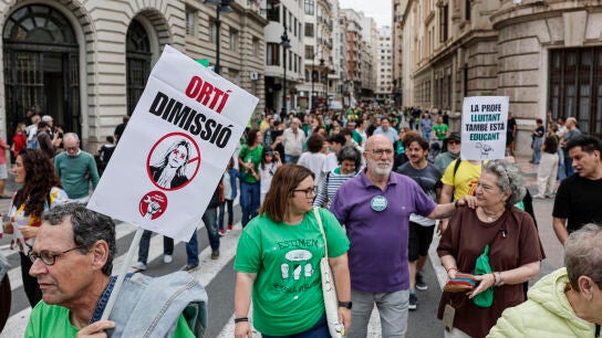 Los profesores de Valencia piden la dimisi&oacute;n de la consellera de Educaci&oacute;n