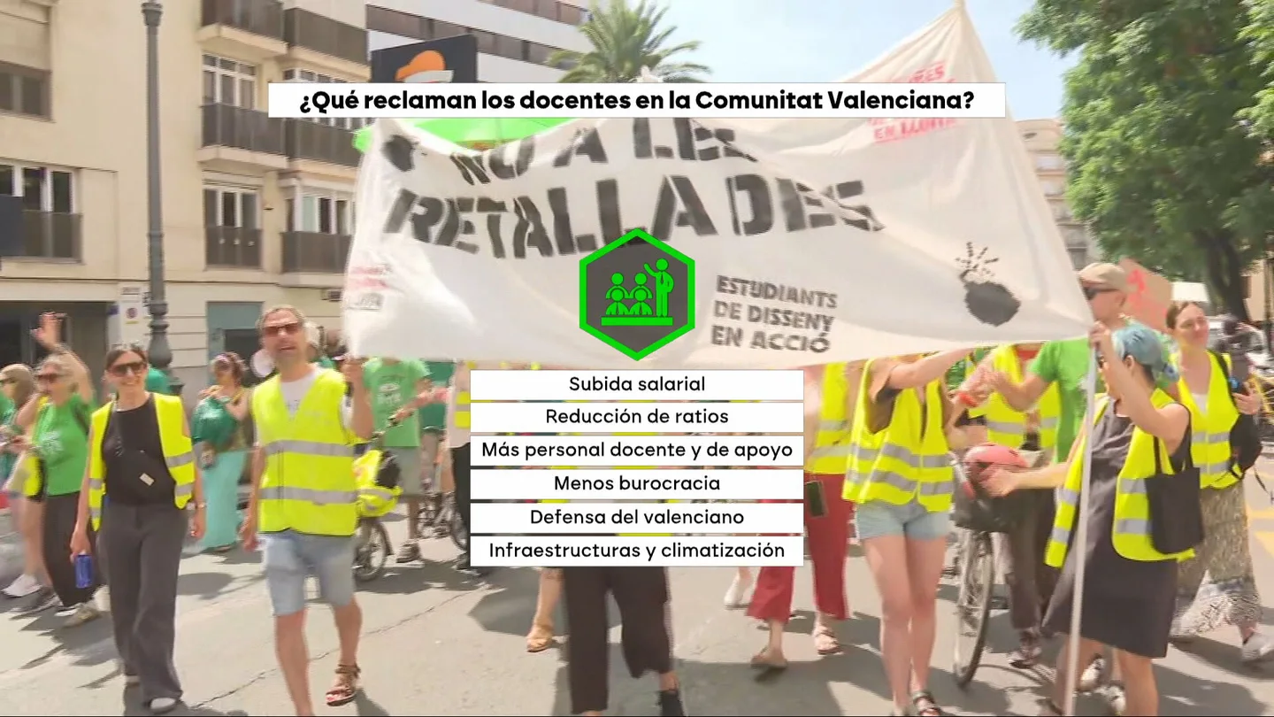 Las reclamaciones de los docentes en la Comunitat Valenciana Las reclamaciones de los docentes en la Comunitat Valenciana