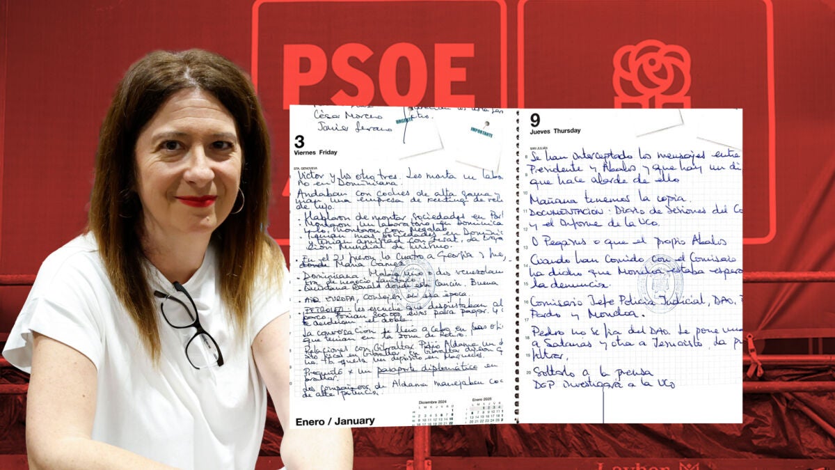 Leire Díez denuncia que varias agendas incautadas 