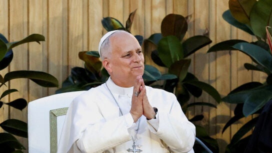 El papa Le&oacute;n XIV en Madrid.