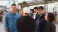 Pedro S&aacute;nchez junto a Salvador Illa en el Primavera Sound. 