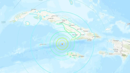 Un terremoto de magnitud 6,2 sacude el oeste de Cuba y se sienten los temblores hasta en La Habana Un terremoto de magnitud 6,2 sacude el oeste de Cuba y se sienten los temblores hasta en La Habana