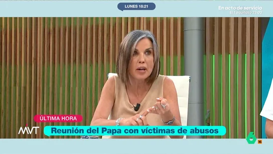 Bea de Vicente, sobre el programa 'Repara' de la Iglesia para las víctimas de abusos: "Es oscurantista y no abogan por la justicia penal" A propósito de las quejas de las asociaciones de víctimas de abusos sexuales en el seno de la Iglesia por la falta de representación en la reunión con León XIV, Beatriz de Vicente reflexiona sobre el programa 'Repara' de la Archidiócesis de Madrid.