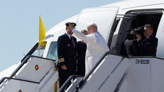 El papa Le&oacute;n XIV viaja a Barcelona