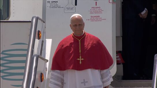 El papa Le&oacute;n XIV llega a Barcelona