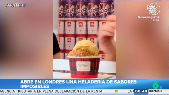  Alfonso Ar&uacute;s, tras descubrir la helader&iacute;a de sabores imposibles: "Solo me atrever&iacute;a con la de pasta de dientes"