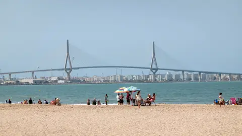 Playa de Valdelagrana, en El Puerto de Santa María Playa de Valdelagrana, en El Puerto de Santa María