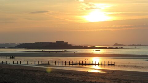Atardecer en Saint-Malo